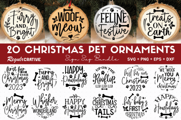 Download Pet Christmas Ornament Svg Bundle - Svg bundle Collection