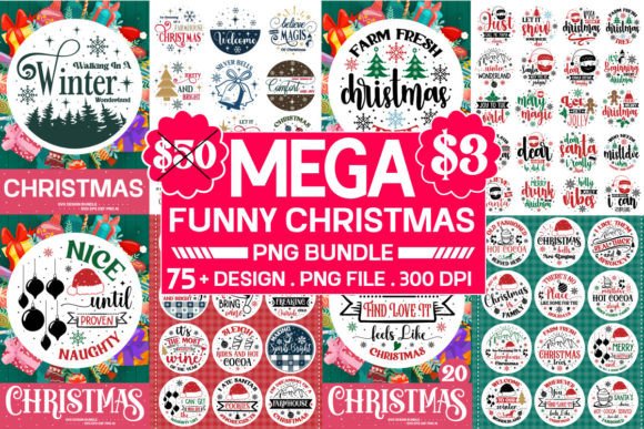 Download Christmas Round Sign Svg Bundle Christms - Svg bundle Collection