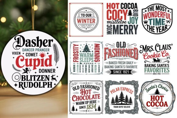 Download Farmhouse Christmas Sign SVG Bundle - Svg bundle Collection
