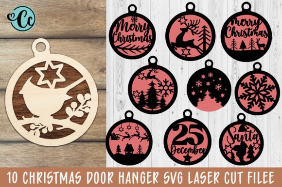Download Merry Christmas Door Hanger SVG Bundle - Svg bundle Collection