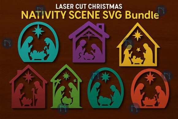 Download Christmas Nativity Scene SVG Bundle - Svg bundle Collection