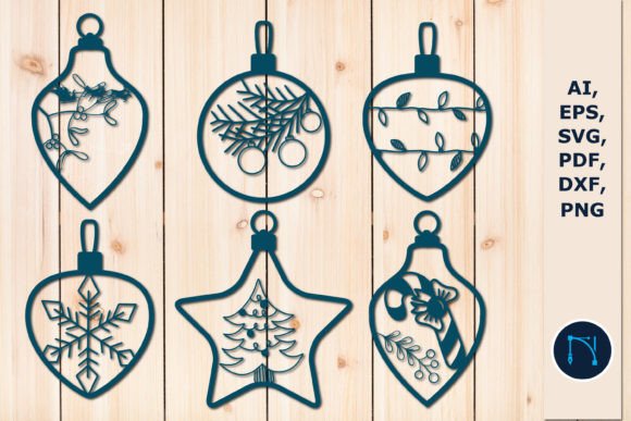 Download Paper Cut Christmas Bauble SVG Bundle - Svg bundle Collection