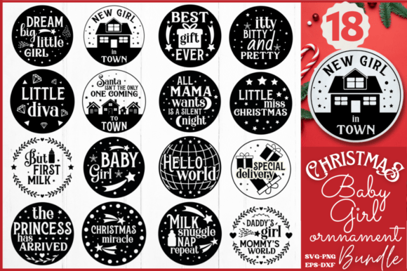 Download Baby Girl Christmas Ornament Svg Bundle - Svg bundle Collection