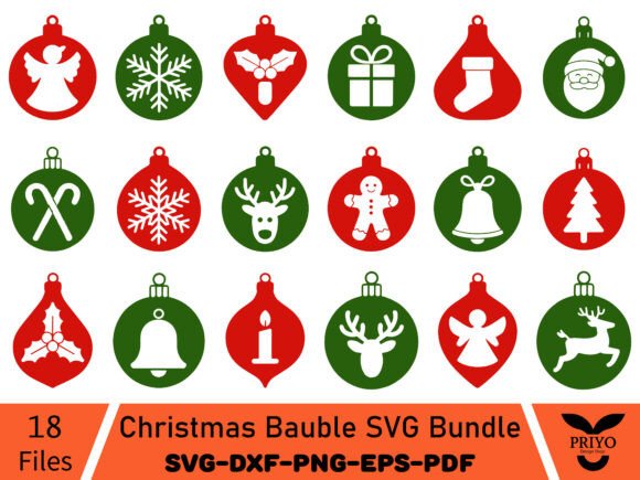 Download Christmas Bauble SVG Bundle - Svg bundle Collection