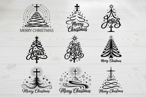 Download Merry Christmas Cross SVG Bundle - Svg bundle Collection
