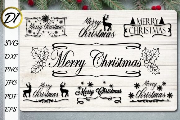 Download Christmas Sign Decor SVG Bundle - Svg bundle Collection