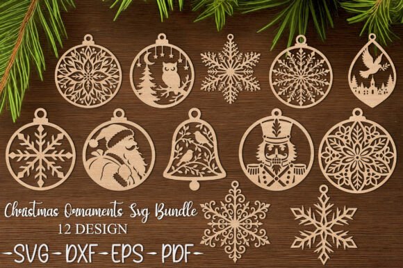 Download Christmas Ornaments SVG Bundle - Svg bundle Collection