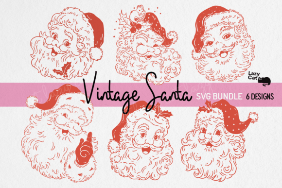 Download Christmas Vintage Santa SVG Bundle - Santa svg Collection