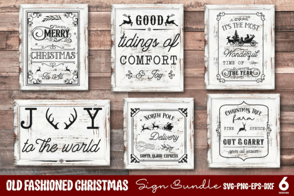 Download Old Farmhouse Christmas Sign SVG Bundle - Svg bundle Collection