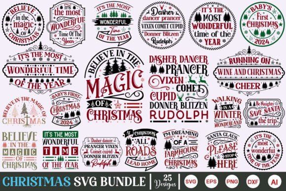Download Farmhouse Christmas Sign SVG Bundle - Svg bundle Collection