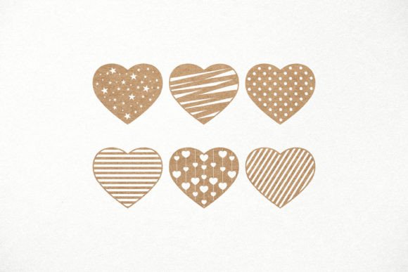 Download Heart SVG Bundle, 6 Patterned Hearts - Svg bundle Collection