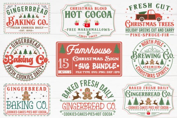 Download Farmhouse Christmas Sign Svg Bundle - Svg bundle Collection