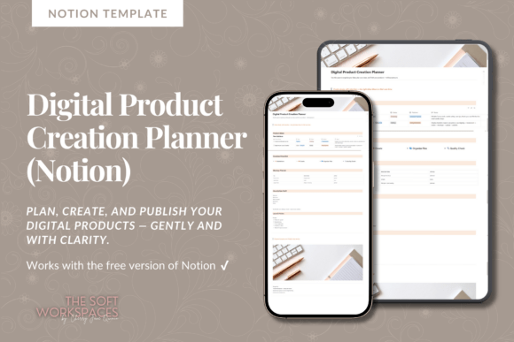 Download Digital Product Creation Planner Notion - Product Collection