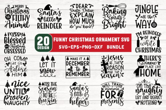 Download Funny Christmas Ornament Svg Bundle - Svg bundle Collection
