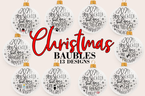 Download 2021 Christmas Bauble SVG Bundle - Svg bundle Collection