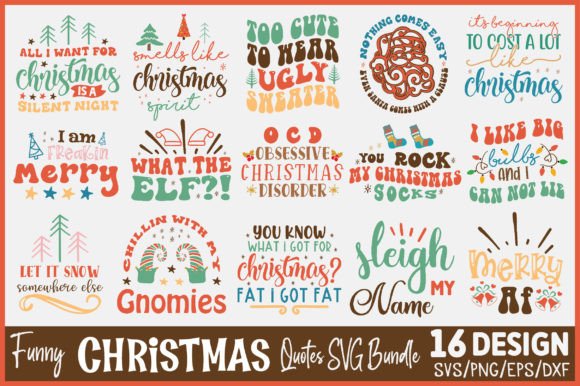 Download Funny Christmas Quotes SVG Bundle - Svg bundle Collection