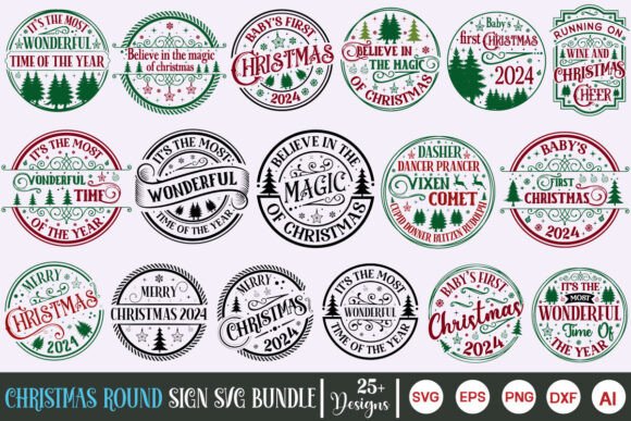 Download Farmhouse Christmas Sign SVG Bundle - Svg bundle Collection