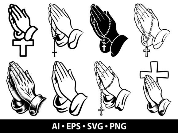 Download Praying Hands SVG Bundle - Svg bundle Collection