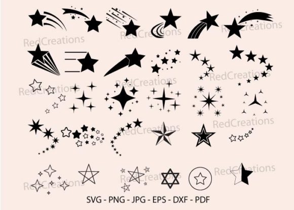 Download Stars Svg Bundle, Shooting Star, Sparkle - Svg bundle Collection